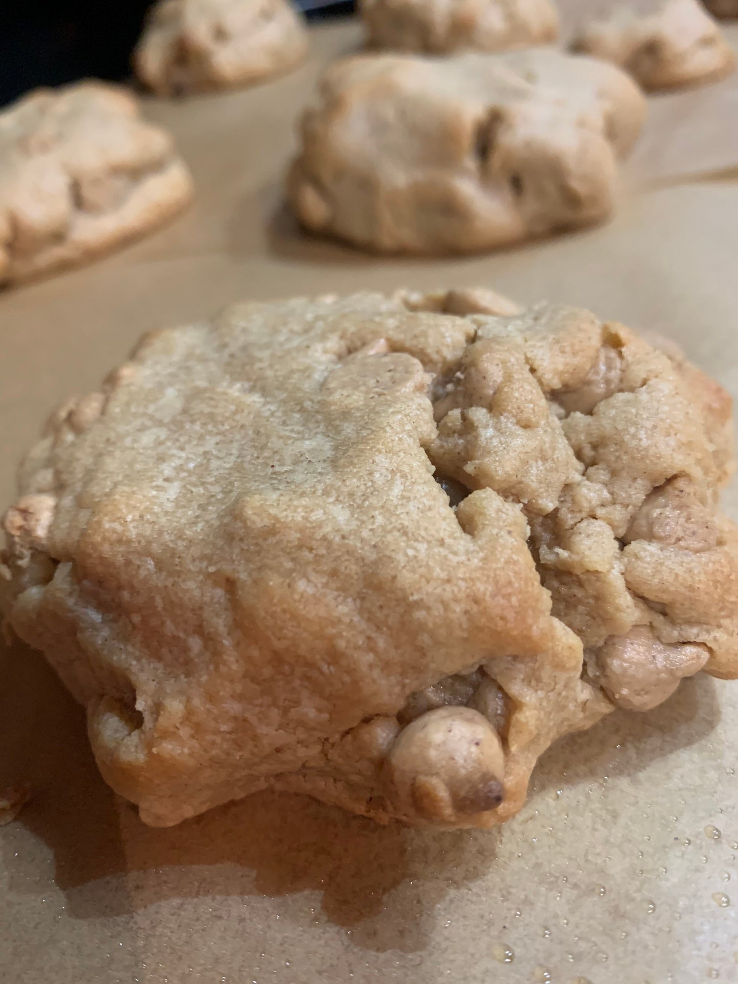 Giant Peanut Butter Chip Cookies