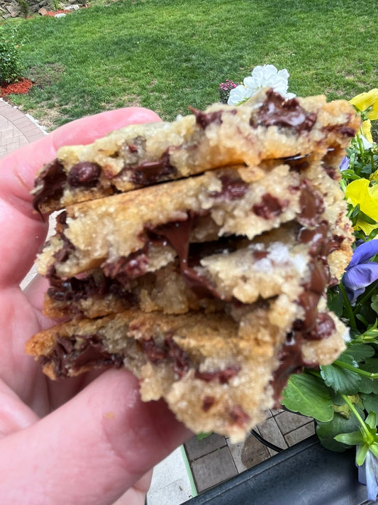 Salted Large Chocolate Chip Cookies
