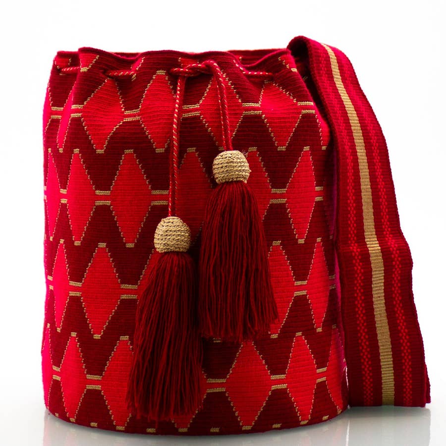 Wayuu Mochila Essential Crossbody Bucket Bag