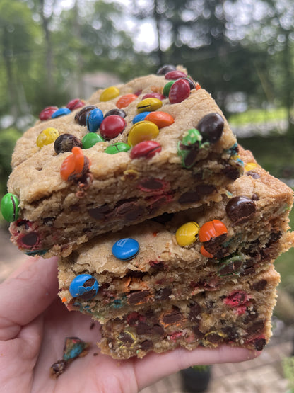 Peanut Butter Oat Monster Bars