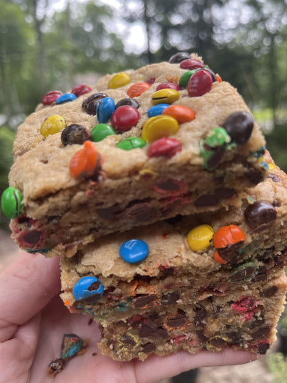 Peanut Butter Oat Monster Bars