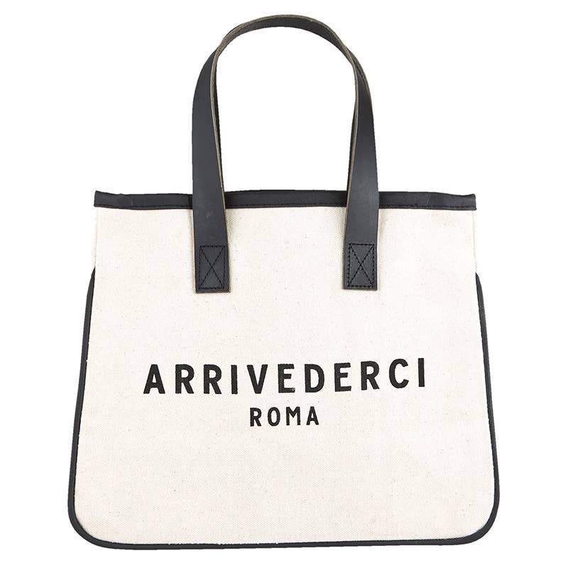 Arrivederci Mini Canvas Bag