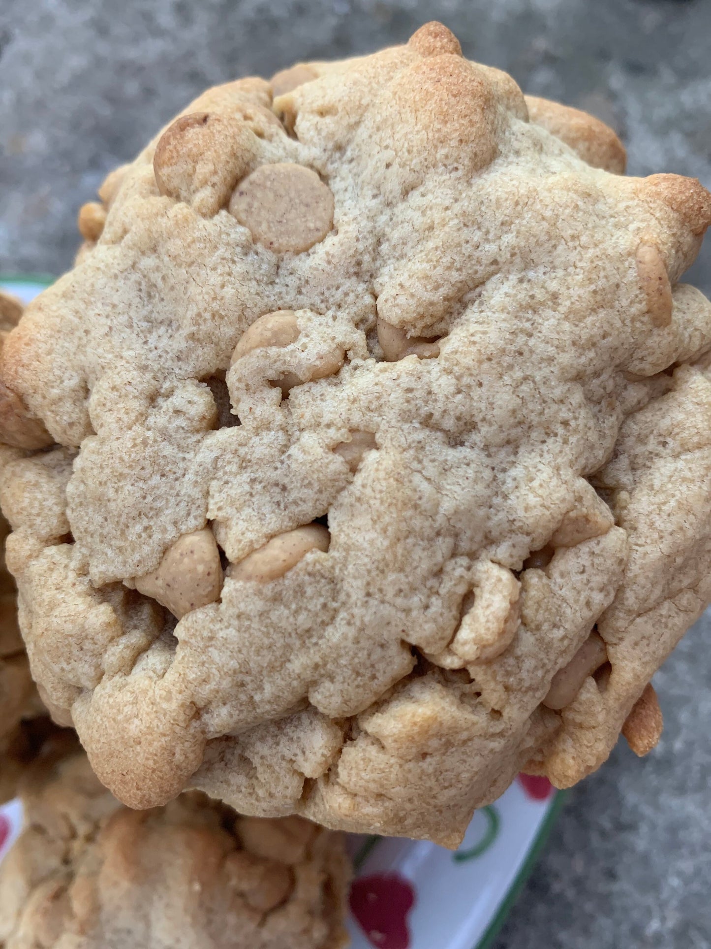 Giant Peanut Butter Chip Cookies