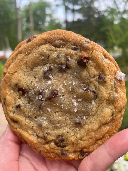 Salted Large Chocolate Chip Cookies