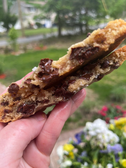Salted Large Chocolate Chip Cookies