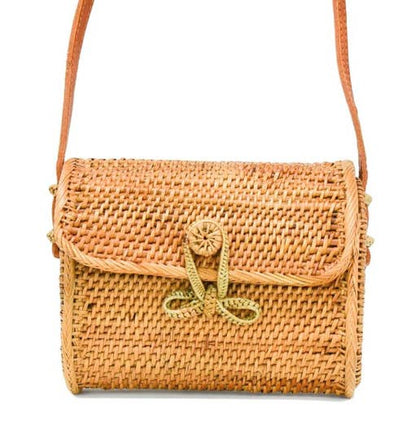 Woven Rattan Palm Bag
