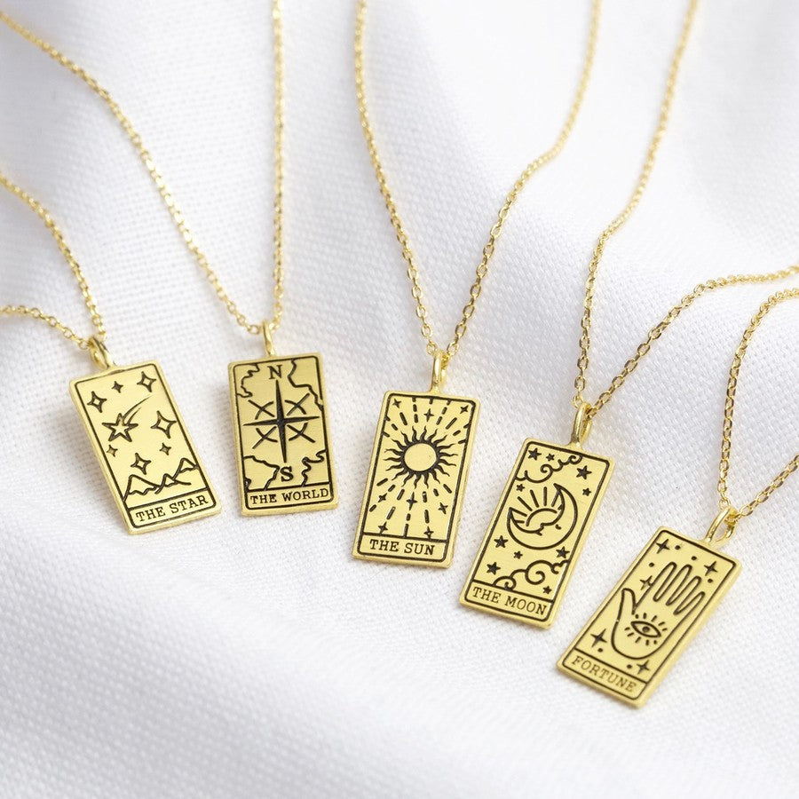 Fortune Tarot Card Necklace